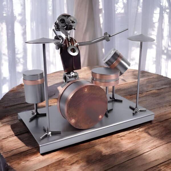 Cadeau pour musicien batteur - Figurine batteur