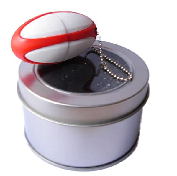 couleur Rugby taille 256 ALLER Mini clé Usb 2.0 avec support à mémoire ,  support à mémoire de forme pour ballon de basket-Ball et Football