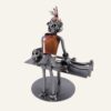 Figurine kiné Femme en métal - Cadeau kiné femme 11