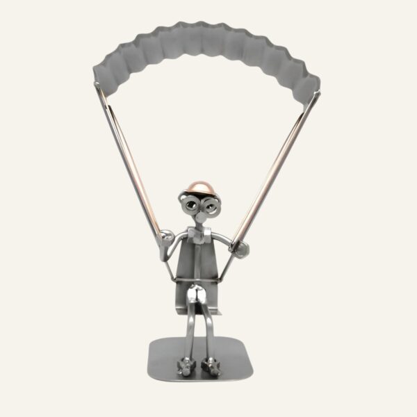 Figurine parapente en métal – Cadeau parapentiste