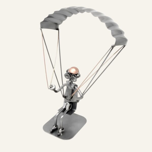 Figurine parapente en métal – Cadeau parapentiste