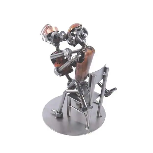 Cadeau humour sexe - Figurine couple sur une chaise