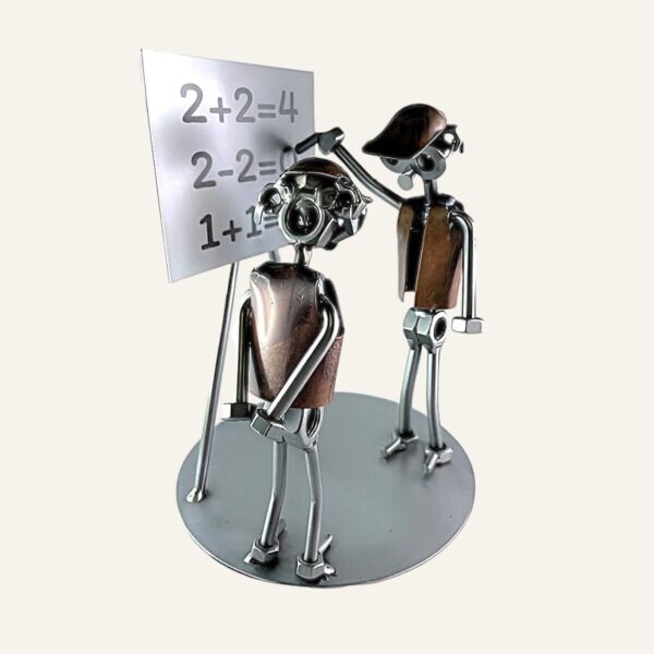 Figurine professeur mathématique - Cadeau prof de maths