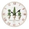 Horloge murale originale verte