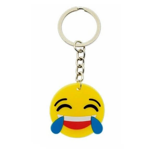 Porte-clés emoji mort de rire