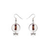 Boucles d'oreilles libellule femme