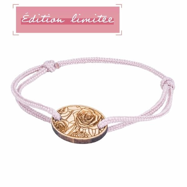 Bracelet cordon femme la rose - Marque : DWYT